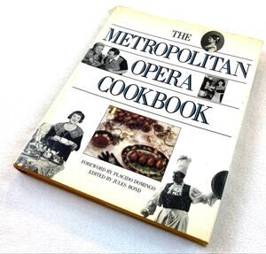 The Metropolitan Opera Cookbook Vintage Hardcover Opera Recipes Collection